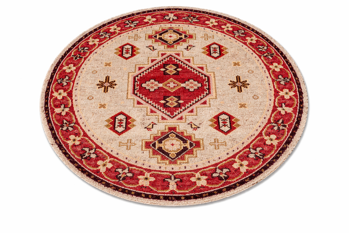 Serapi Hand Knotted Afghan Rug