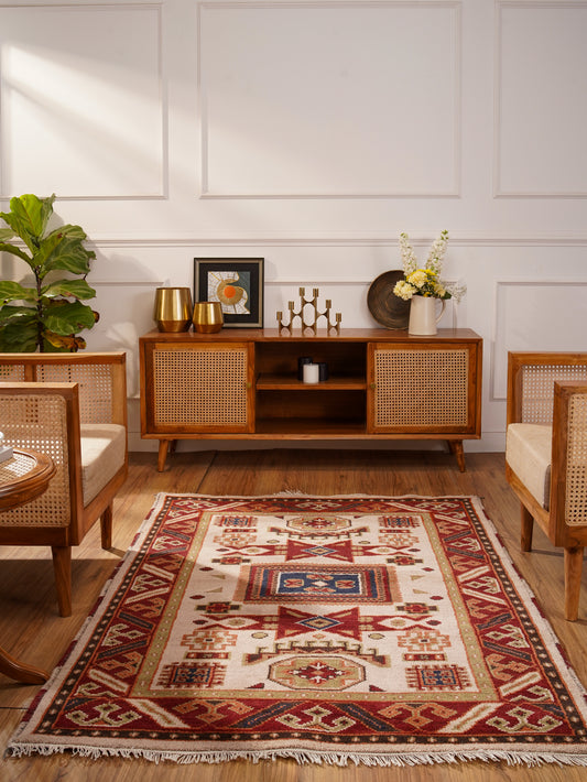 Ziegler Hand Knotted Afghan Rug