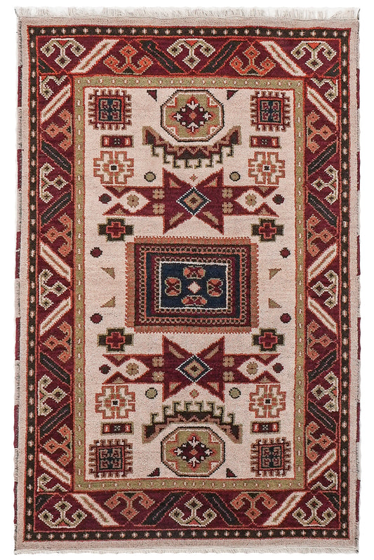 Ziegler Hand Knotted Afghan Rug