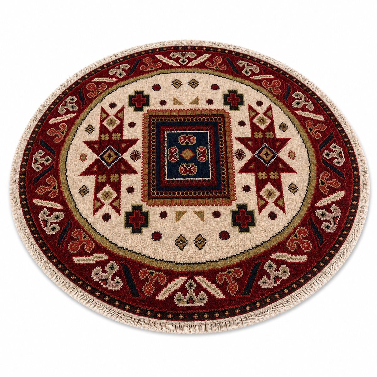 Ziegler Hand Knotted Afghan Rug