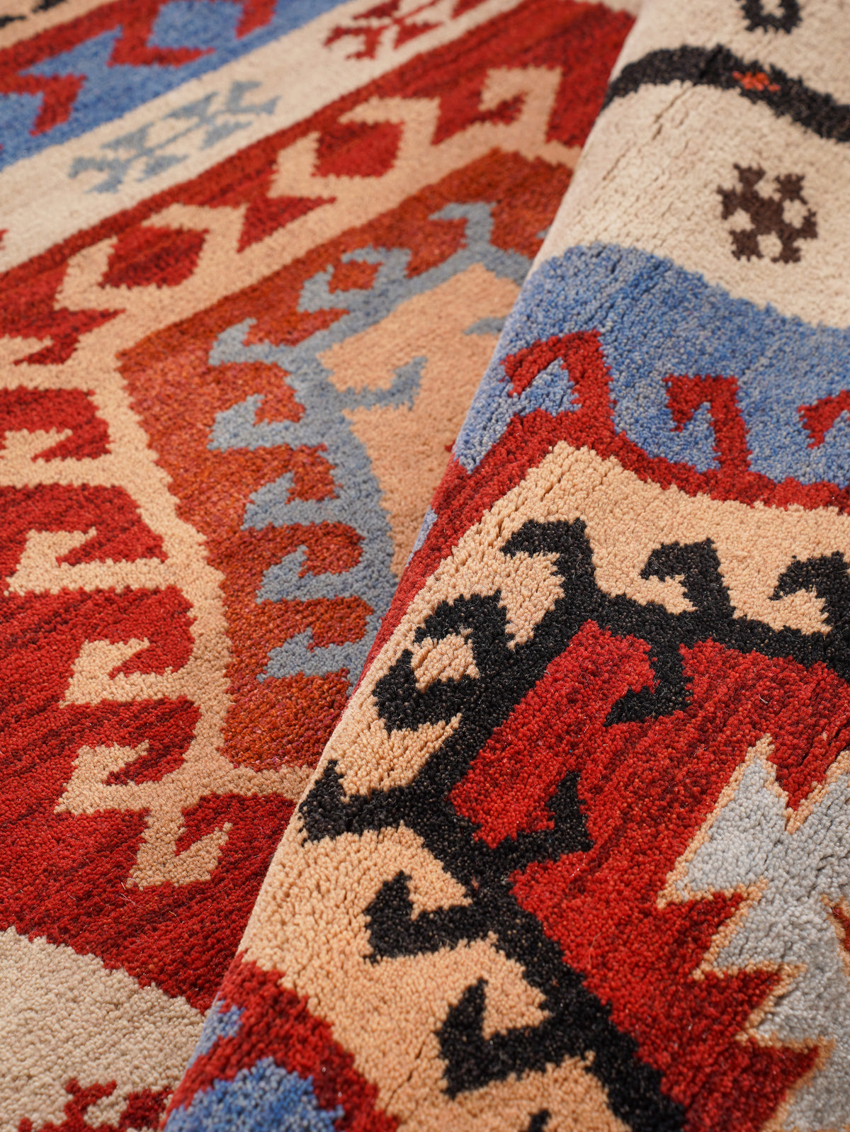 Bijar Hand Knotted Afghan Rug