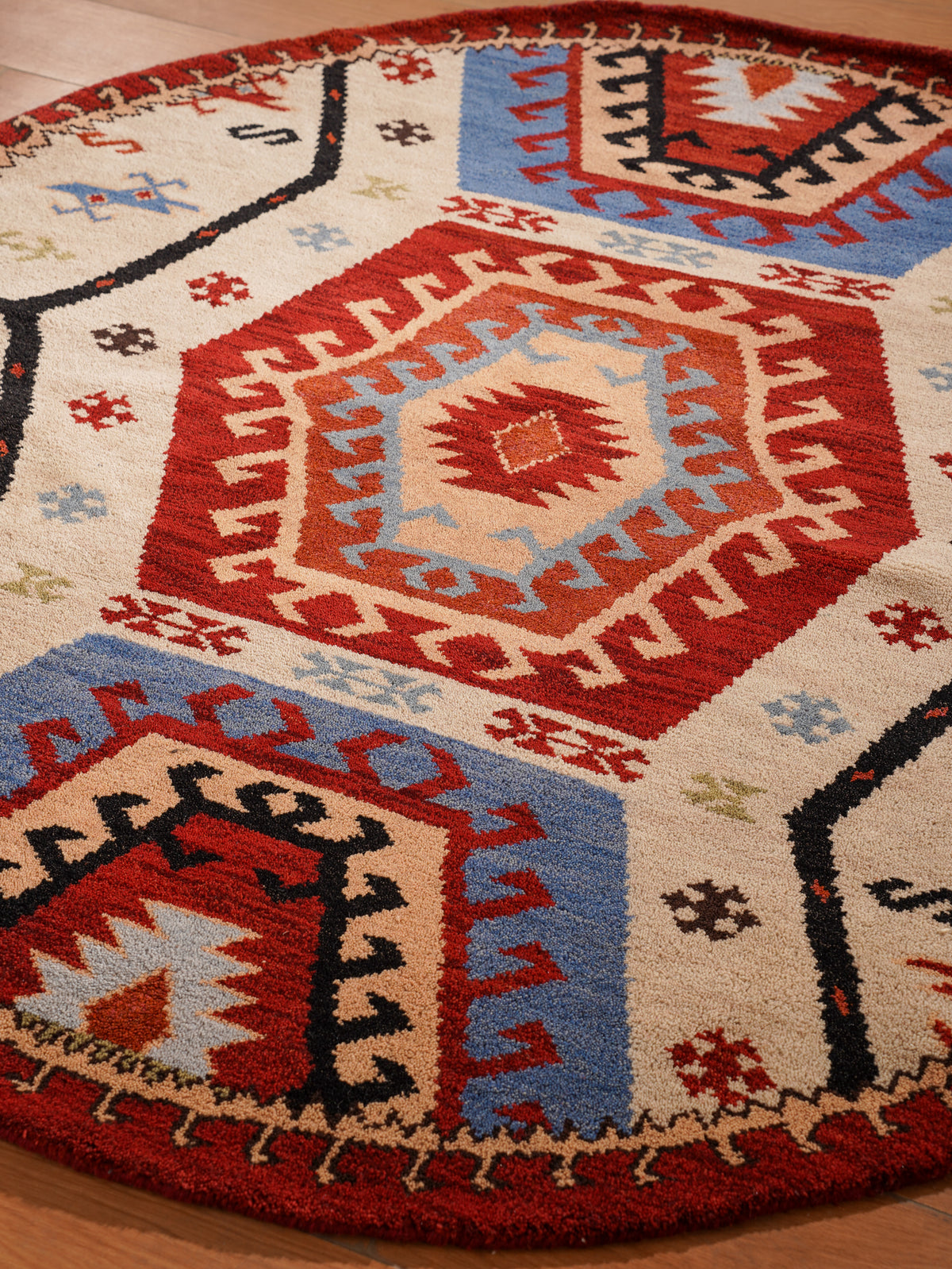 Bijar Hand Knotted Afghan Rug