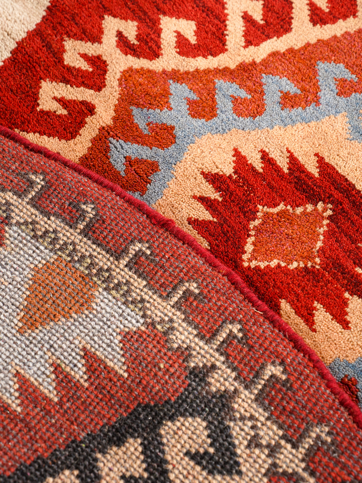 Bijar Hand Knotted Afghan Rug