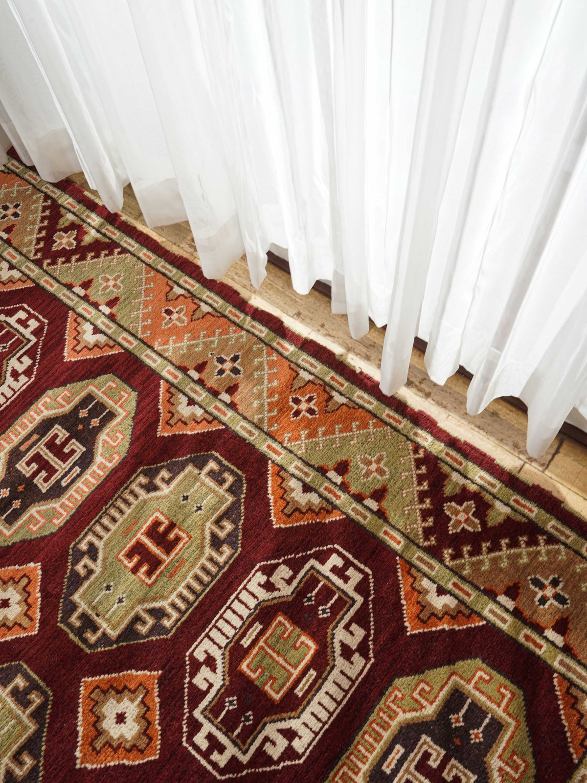 Moud Hand Knotted Afghan Rug
