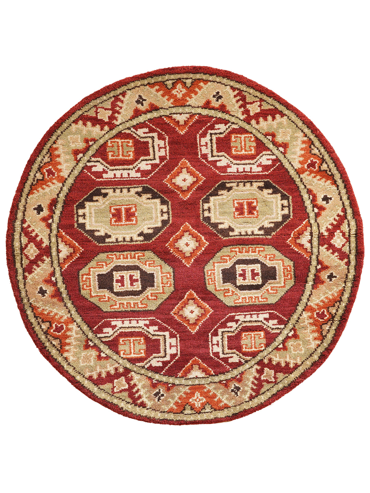 Moud Hand Knotted Afghan Rug