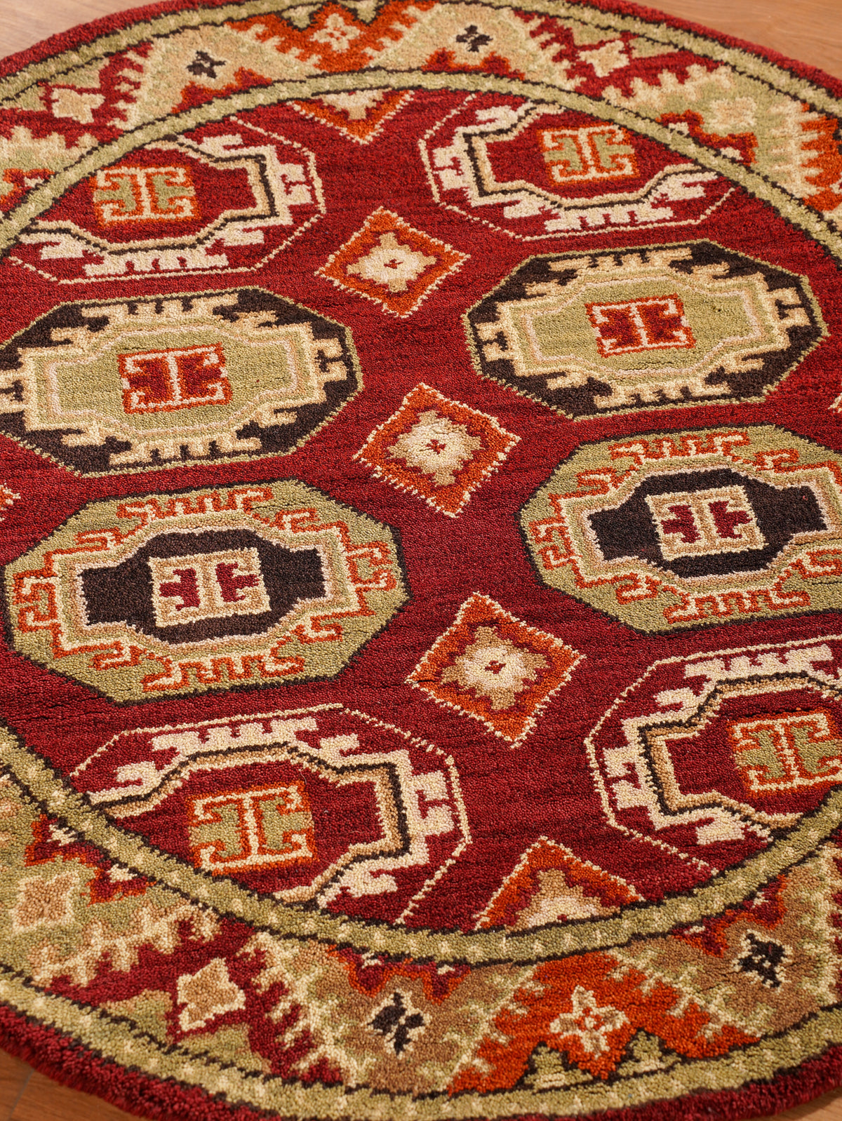 Moud Hand Knotted Afghan Rug