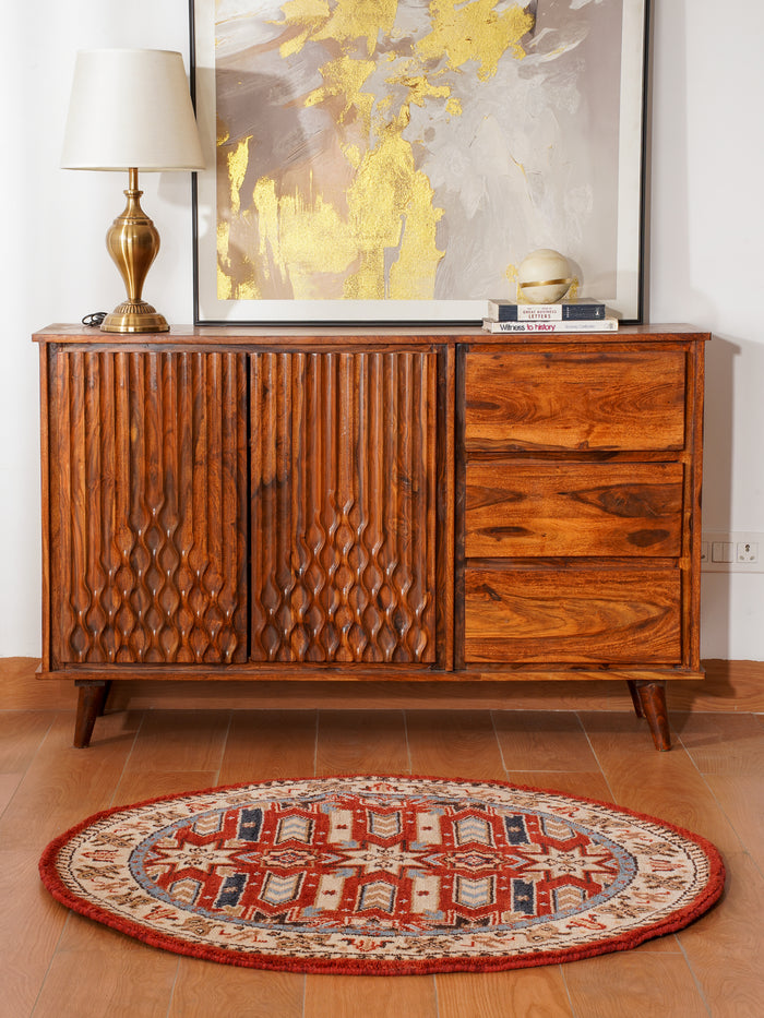 Ardebil Hand Knotted Afghan Rug