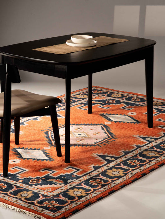 Senneh Hand Knotted Afghan Rug