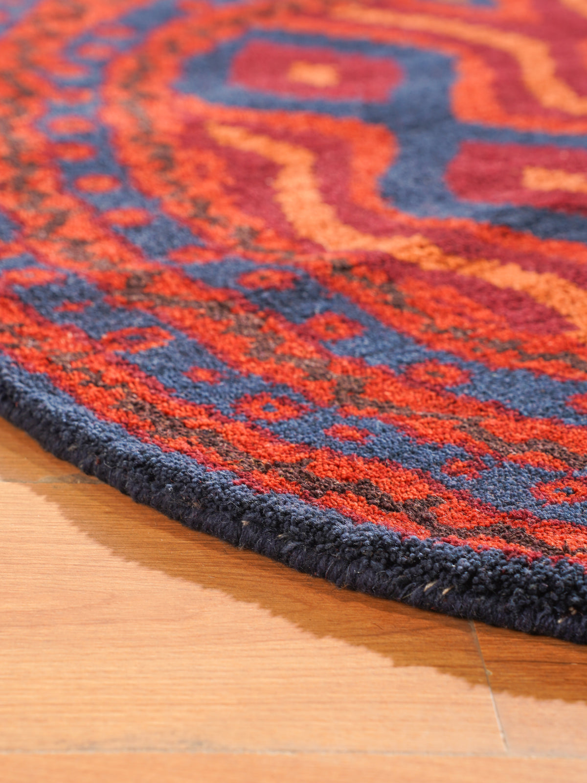 Hamadan Hand Knotted Afghan Rug