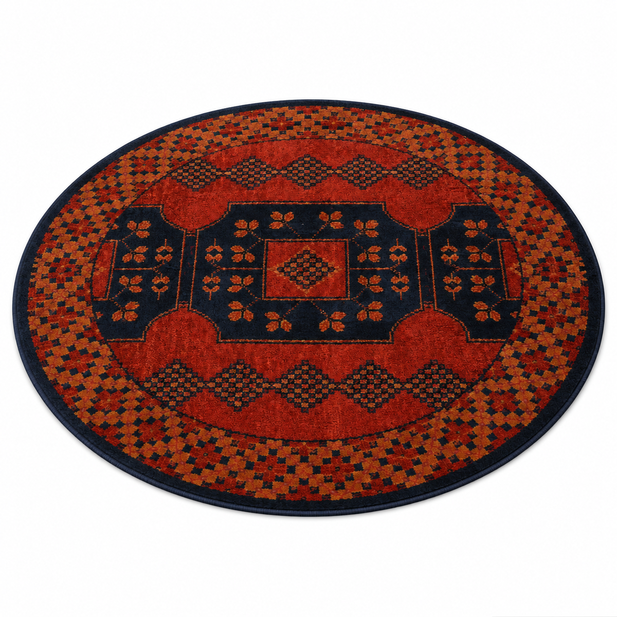 Karaja Hand Knotted Afghan Rug