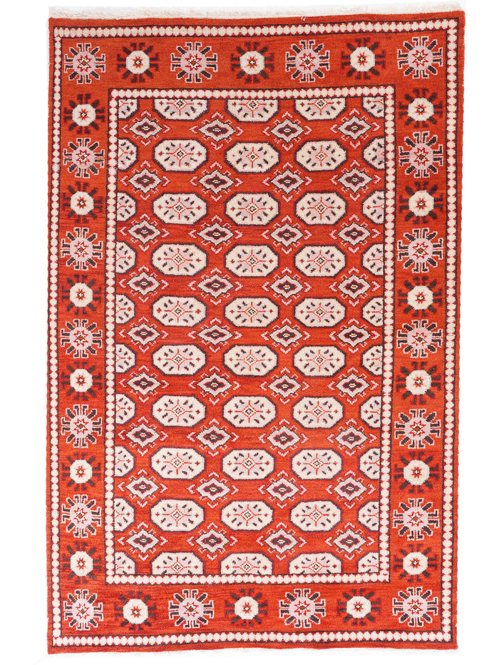 Bakhtiari Hand Knotted Afghan Rug — rug only