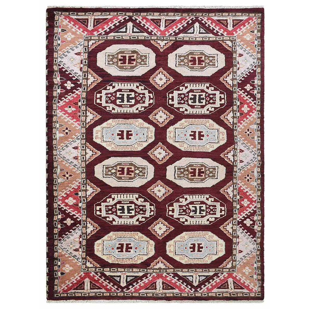 Malayer Hand Knotted Afghan Rug