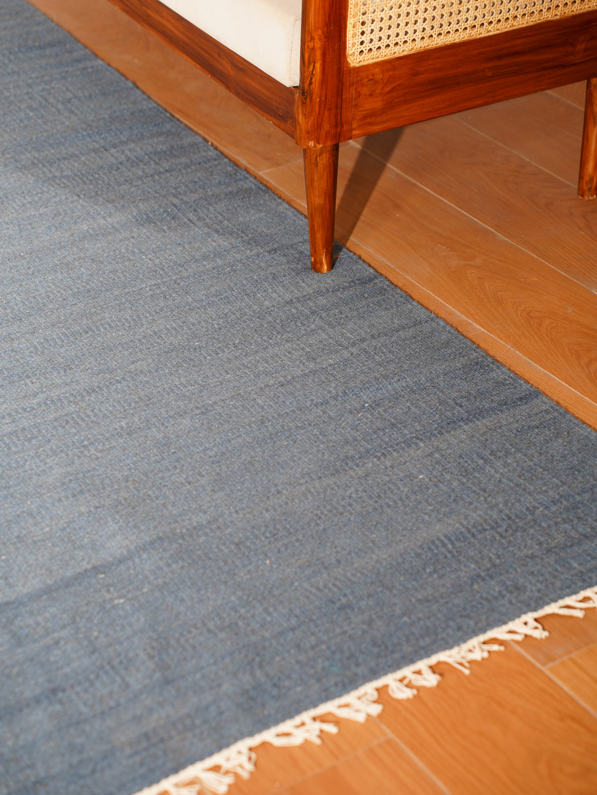 Fuzzy Hand Woven Rug