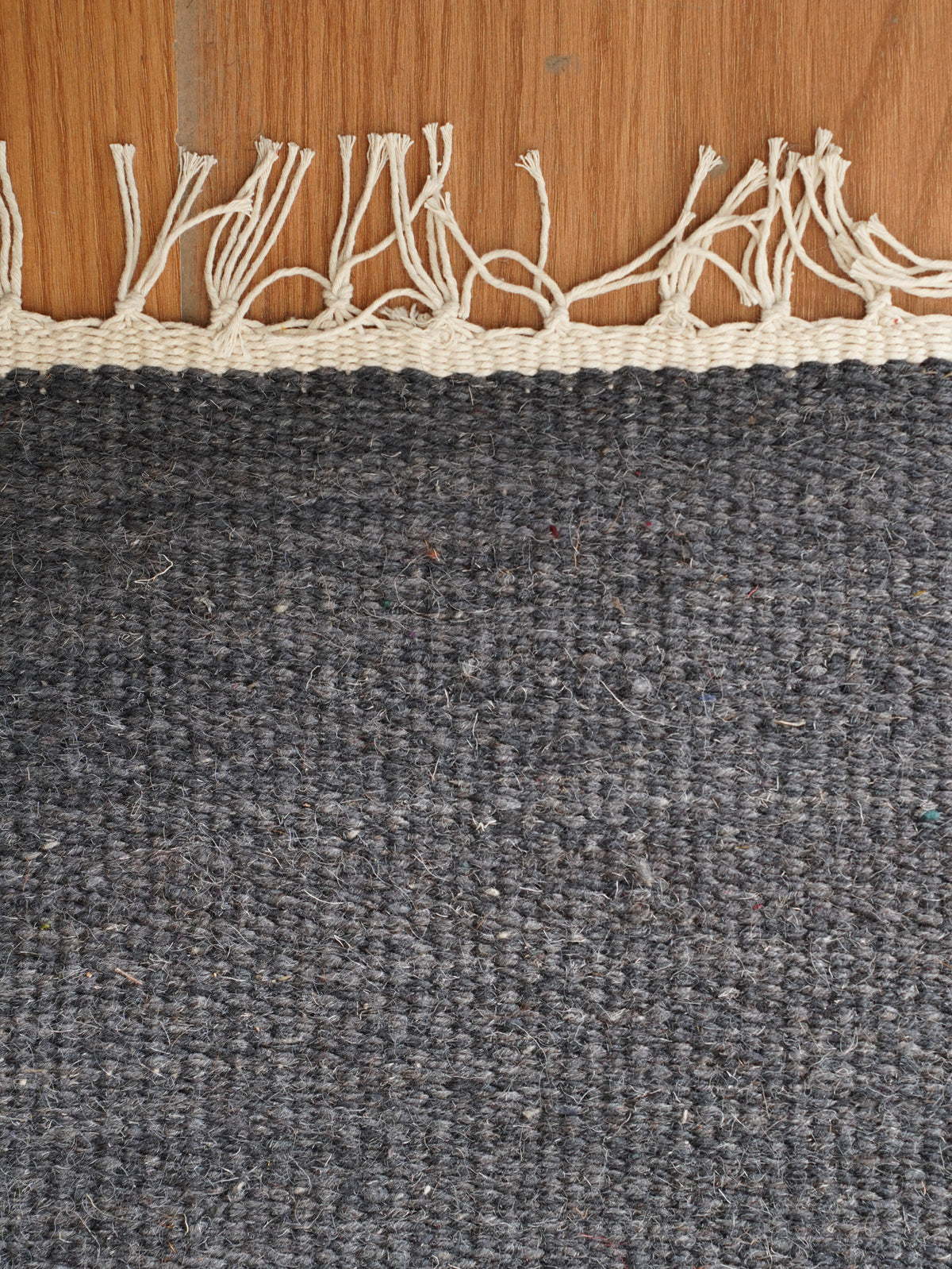 Fuzzy Hand Woven Rug
