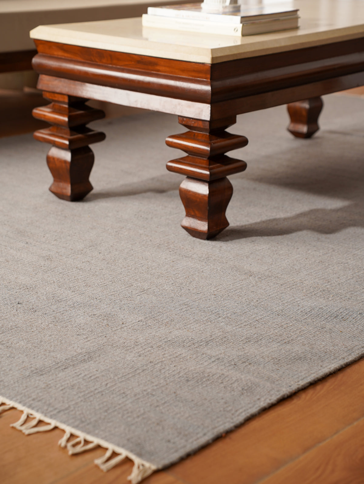 Fuzzy Hand Woven Rug