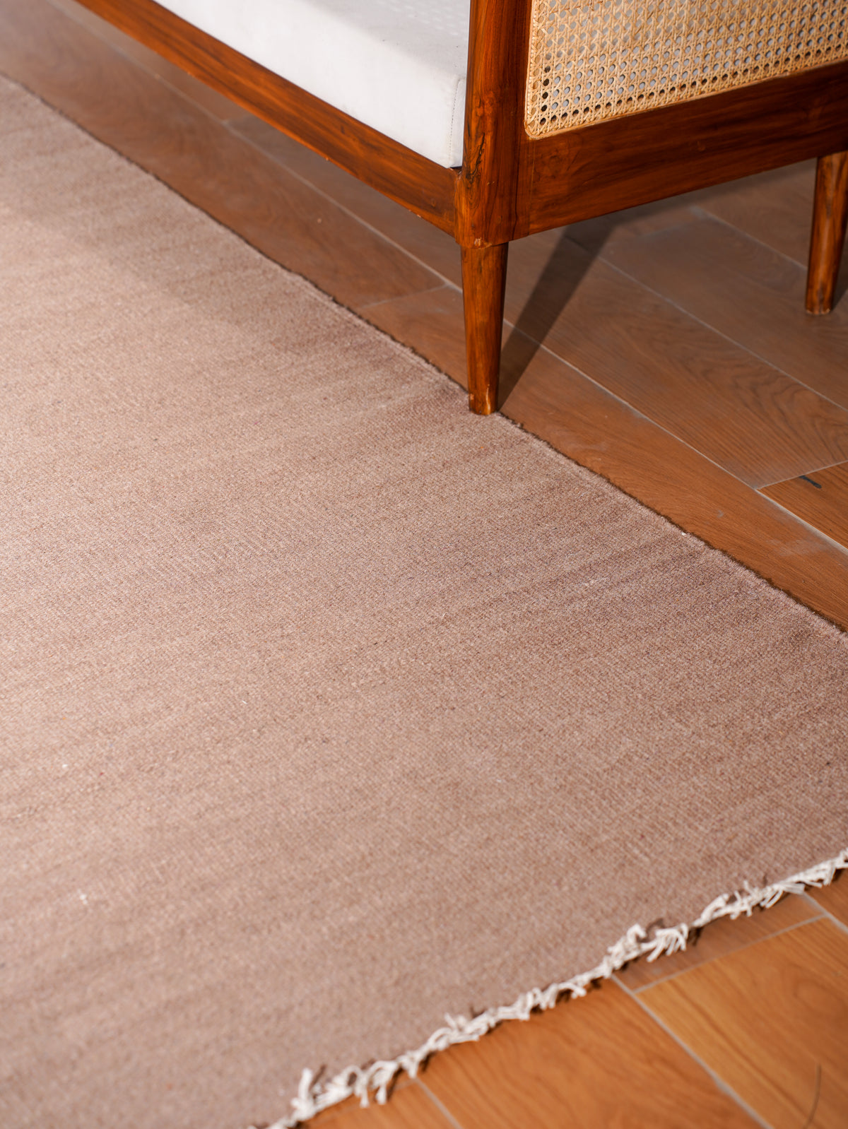 Fuzzy Hand Woven Rug