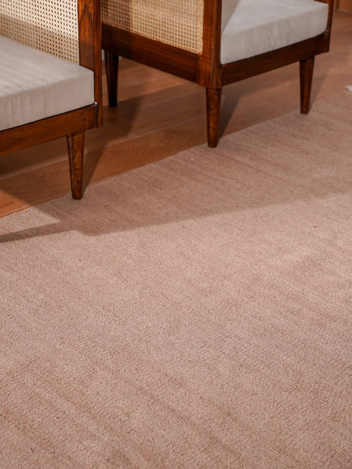 Fuzzy Hand Woven Rug