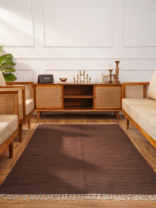 Fuzzy Hand Woven Rug