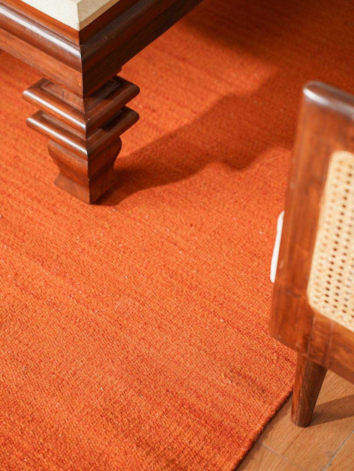 Fuzzy Hand Woven Rug