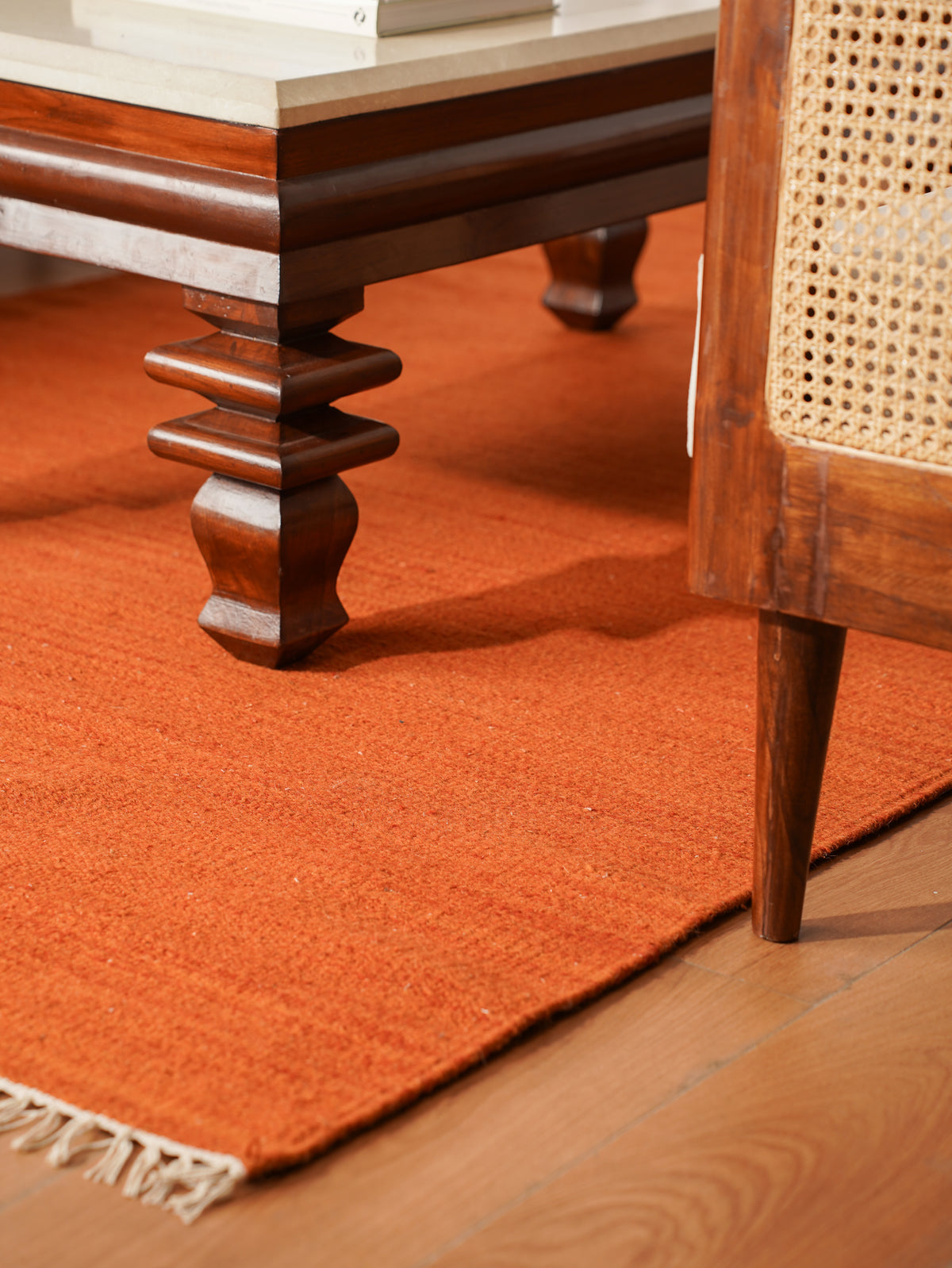 Fuzzy Hand Woven Rug