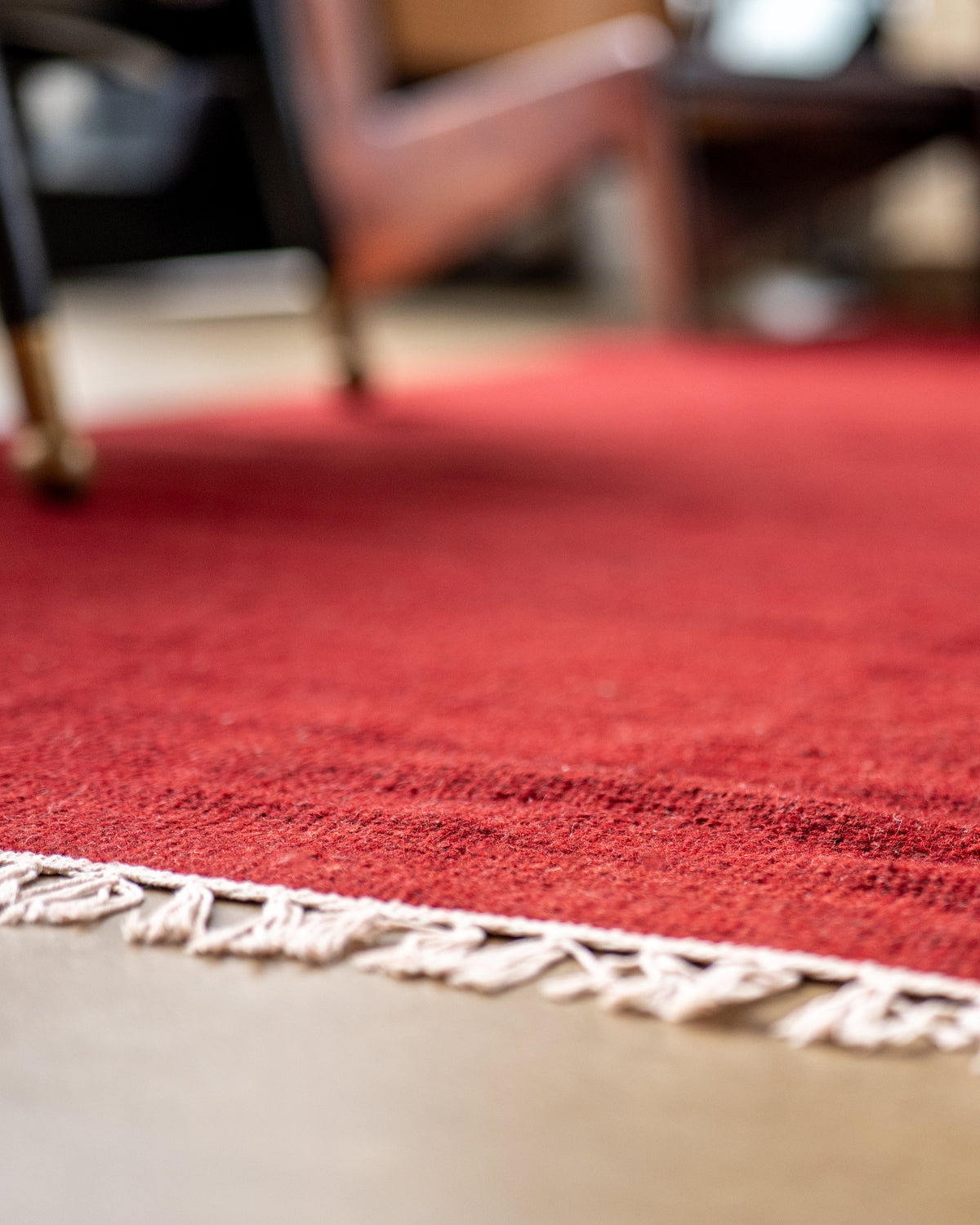 Fuzzy Hand Woven Rug
