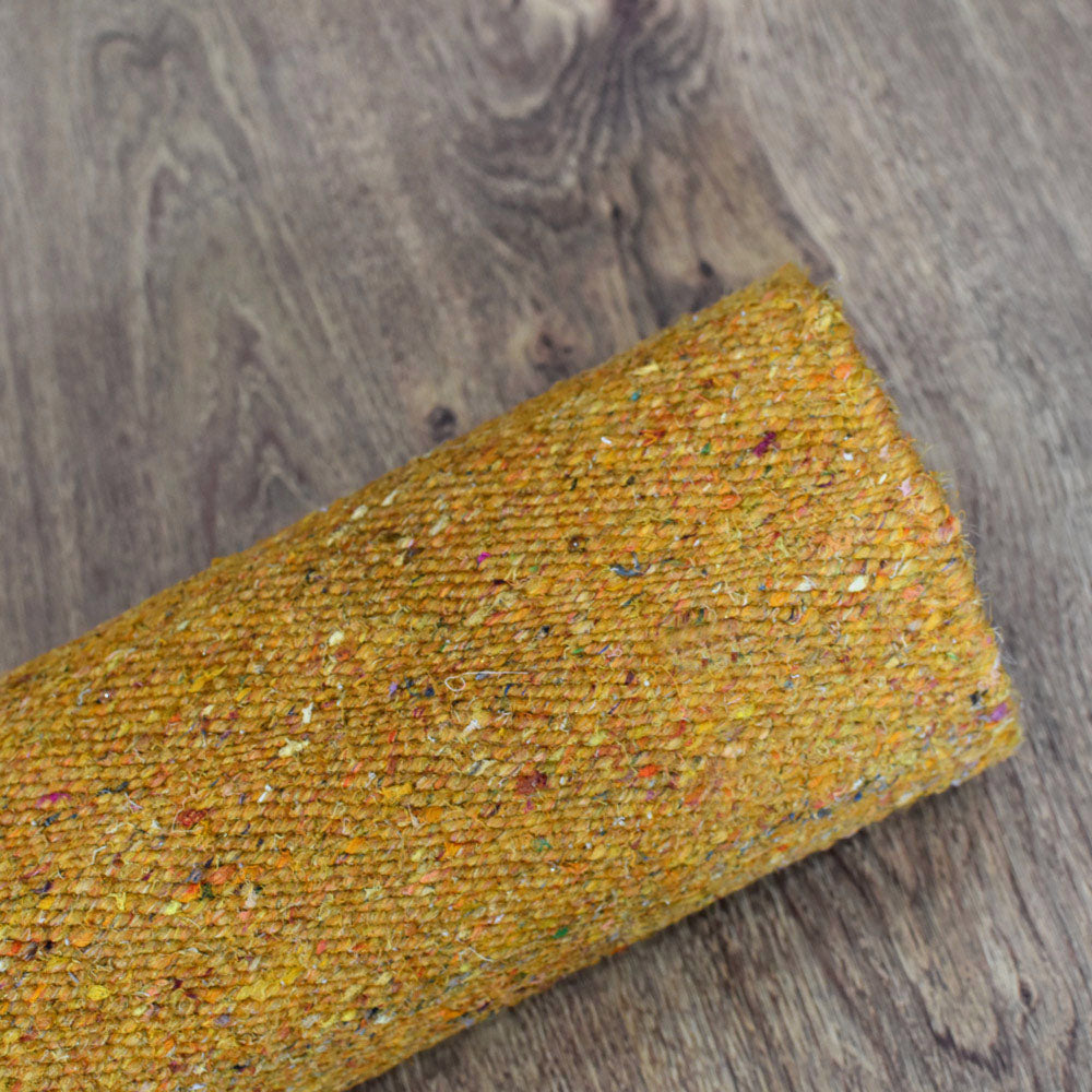 hand-woven-flat-weave-skittles-kilim-cotton-area-rug-solid-gold-closeup 6