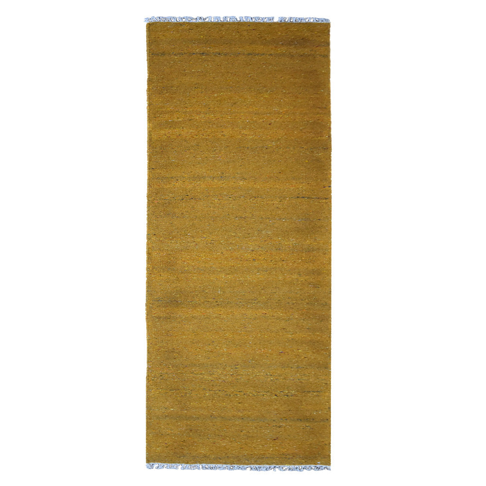 hand-woven-flat-weave-skittles-kilim-cotton-runner-rug-solid-gold-side 1