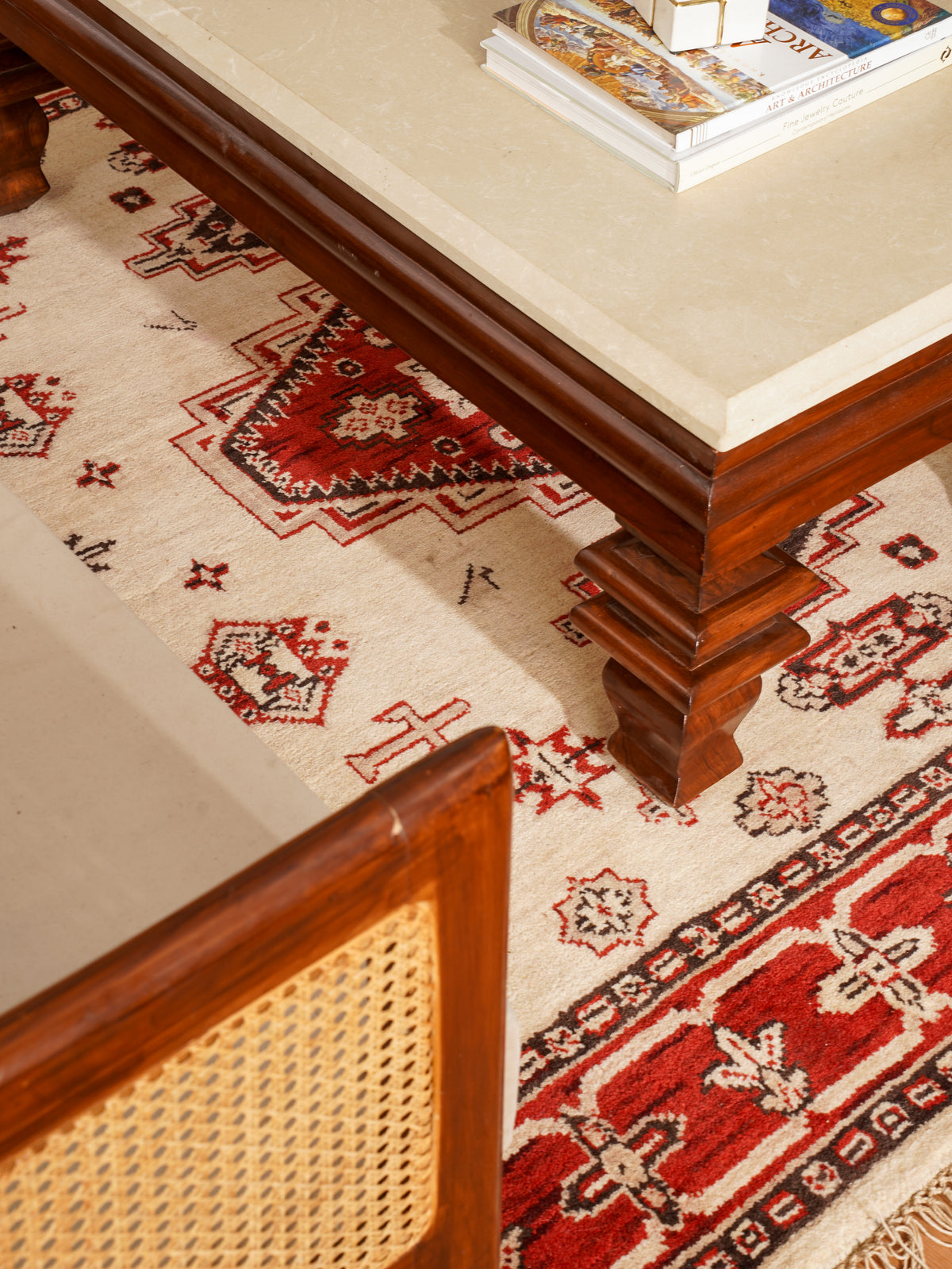 Crimson Heritage Hand knotted wool Rug