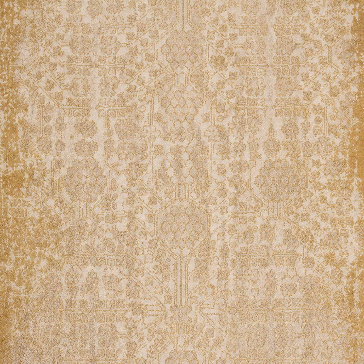 Transitional Vintage-Style Medallion Area Rug