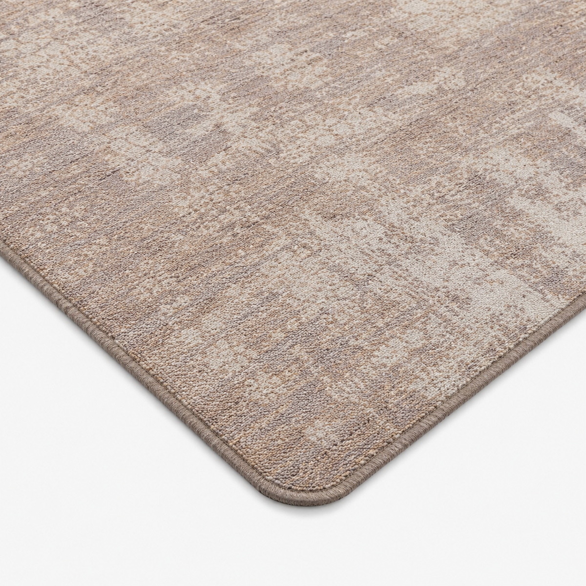 Hand Knotted Wool Oriental Silver Beige Area Rug