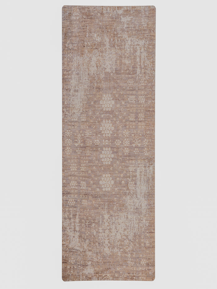 Hand Knotted Wool Oriental Silver Beige Area Rug — rug only