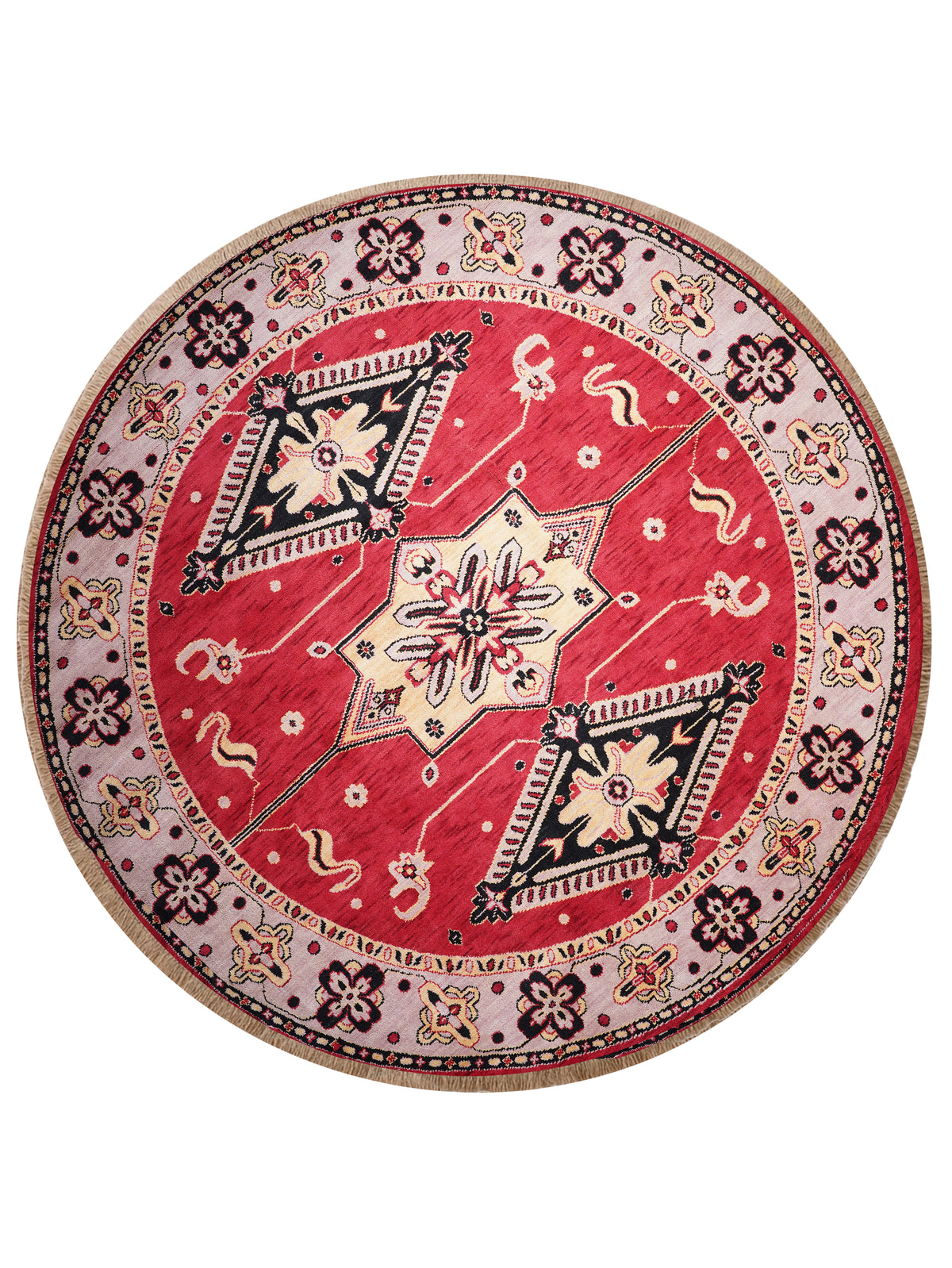 Handmade Multicolor Tribal Medallion Wool Area Rug