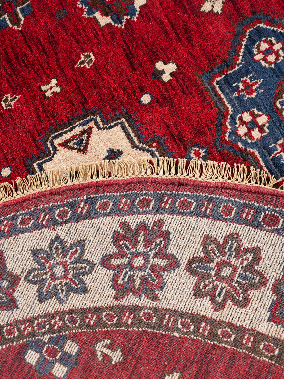 Handmade Multicolor Tribal Oriental Wool Area Rug