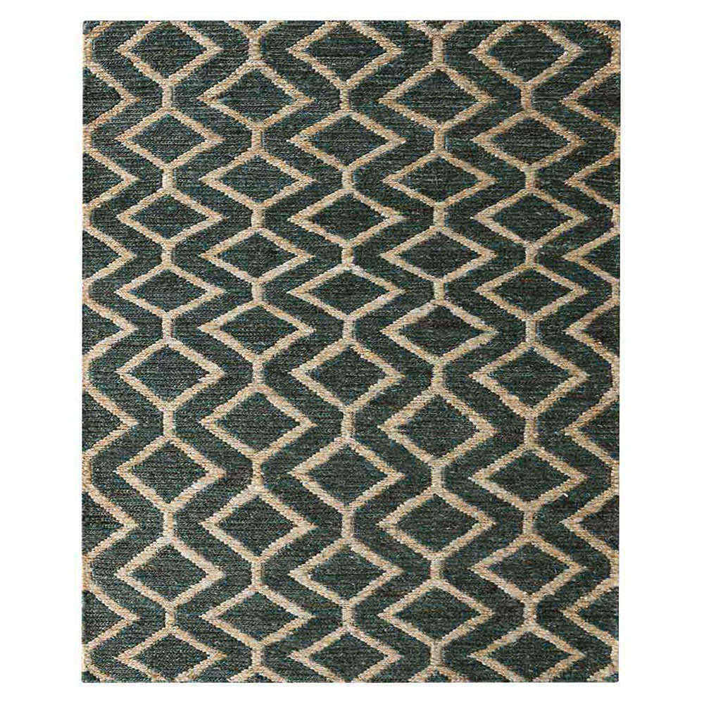Spiral Hand Knotted Rug