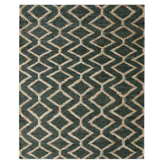Spiral Hand Knotted Rug
