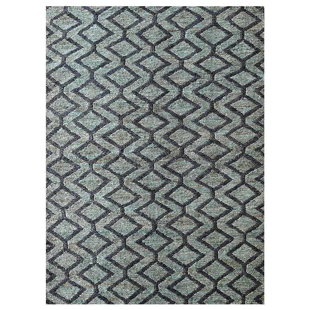 Spiral Hand Knotted Rug