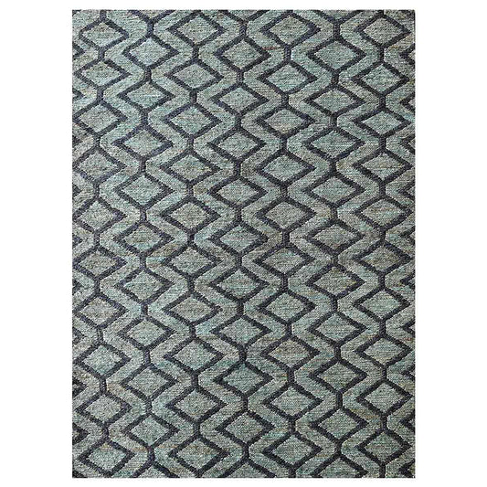 Spiral Hand Knotted Rug