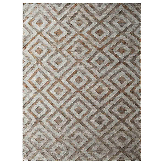Chevron Jute Braided Rug