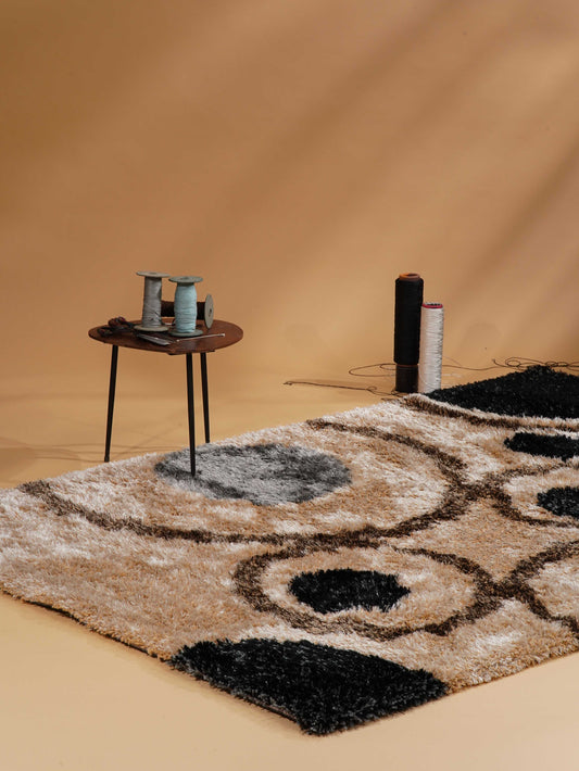 hand-tufted-shag-polyester-area-rug-geometric-beige-multicolor-side 2