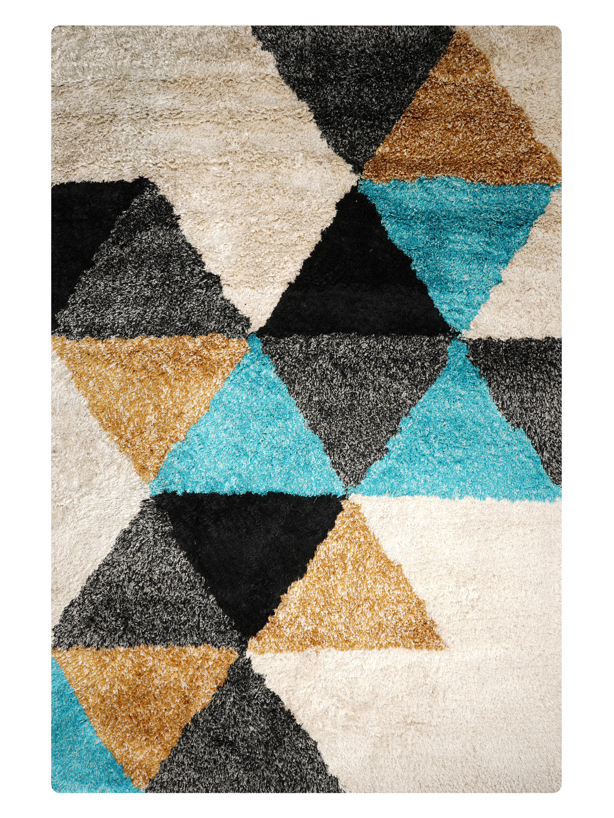 Diagonal Hand Tufted Rug