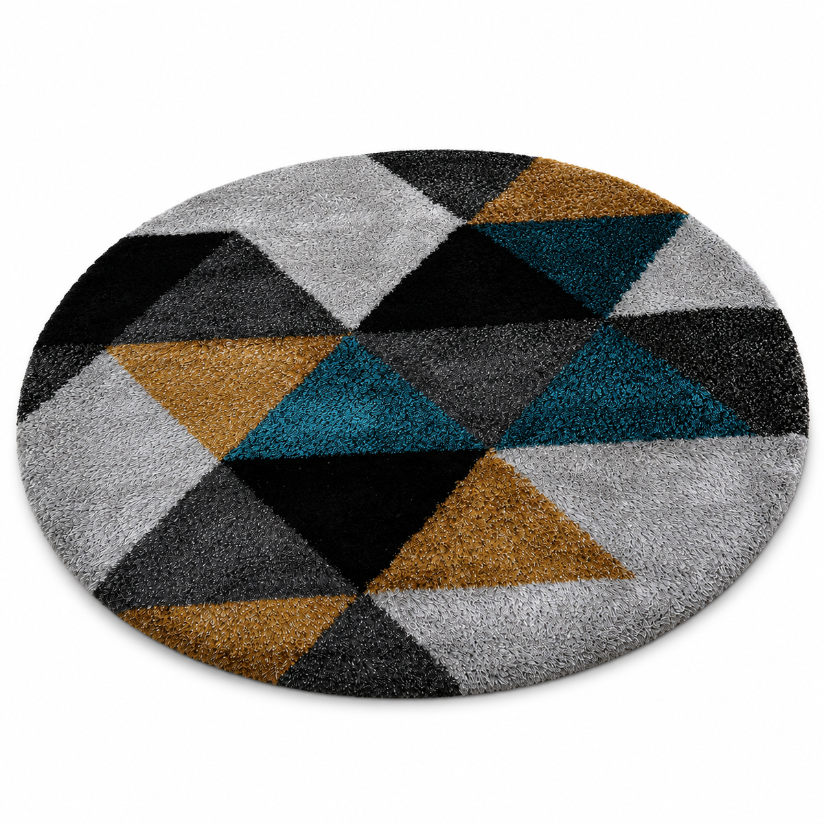 Diagonal Hand Tufted Rug