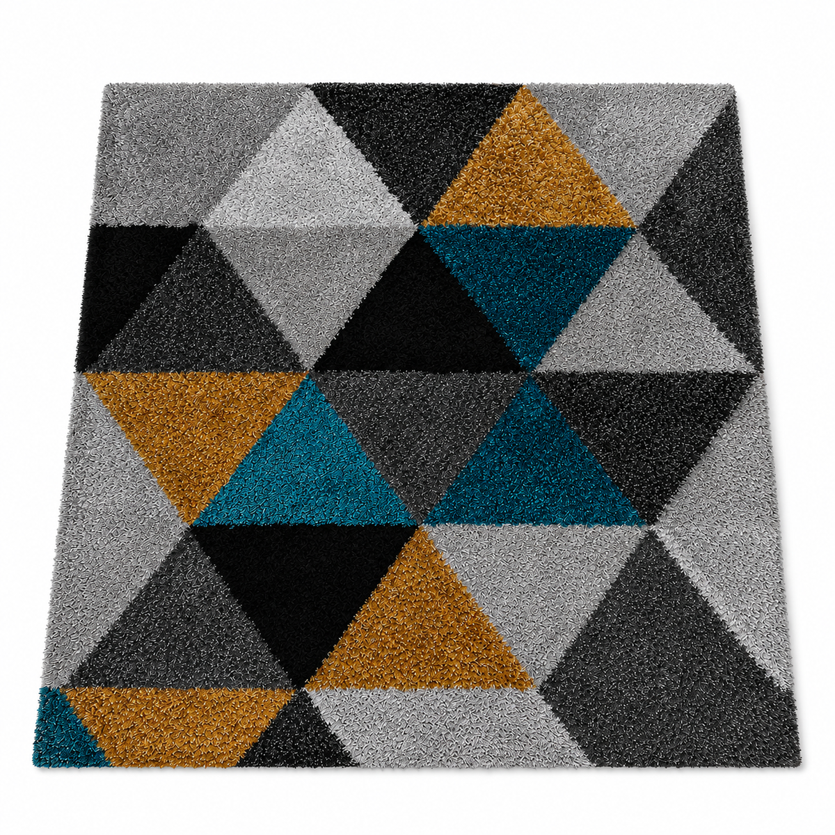 Diagonal Hand Tufted Rug