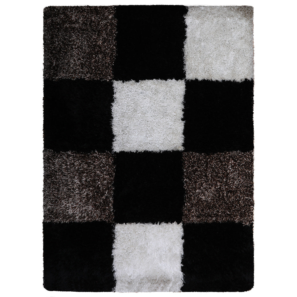 Maze-like Hand Tufted Rug