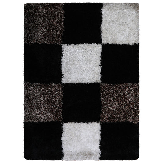 Maze-like Hand Tufted Rug