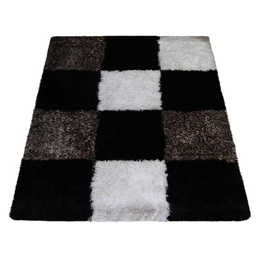 Maze-like Hand Tufted Rug