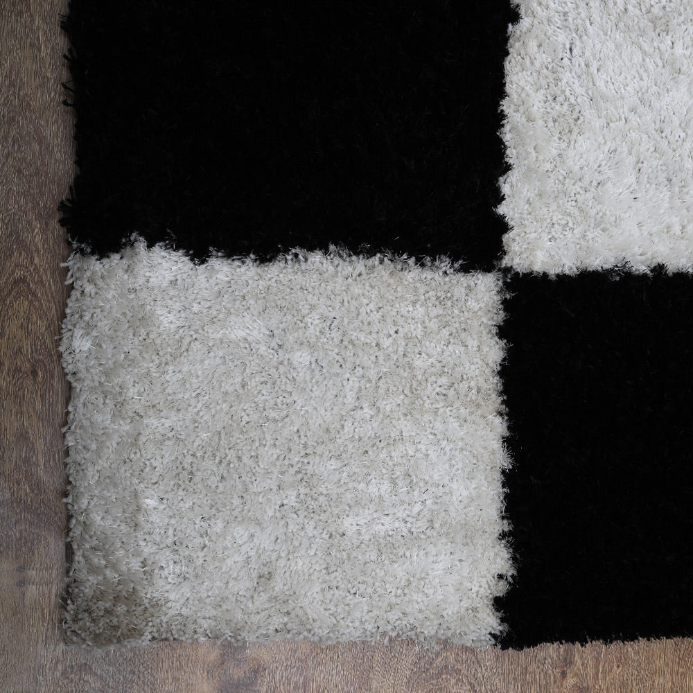 Maze-like Hand Tufted Rug