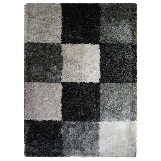 Maze-like Hand Tufted Rug