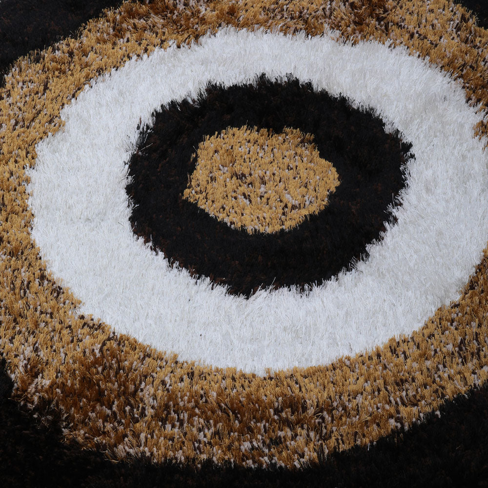Zigzagged Hand Tufted Rug