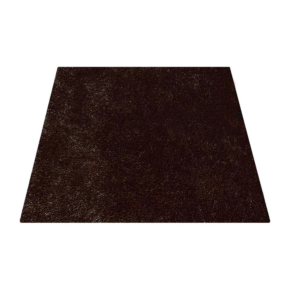 hand-tufted-shag-polyester-square-rug-solid-brown-side 2
