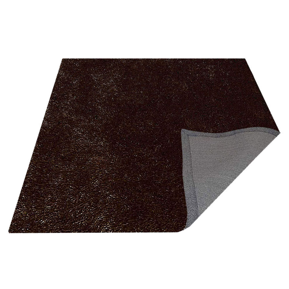 hand-tufted-shag-polyester-square-rug-solid-brown-side 3